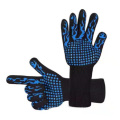 Guantes resistentes al calor de la barbacoa de la cocina Hespax Silicone